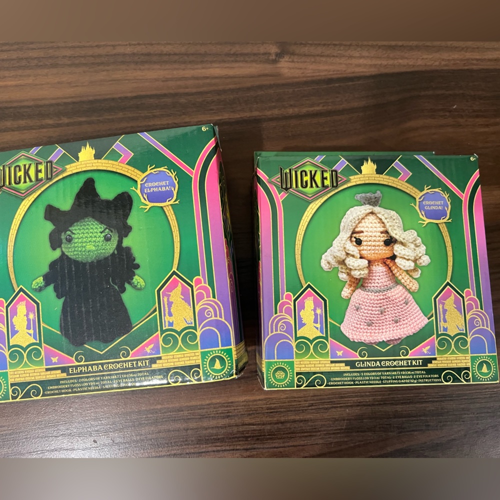 2x WICKED mini Plush Crochet Kits - Picture 1 of 1